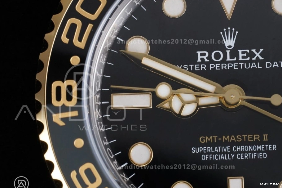 SS ARF Super GRNR 881 Bracelet CHS GMT-Master Dial Weight) II SH3285 (Gain Edition YG Best Black WeatherProof on 126713 New Clone 1:1 0424